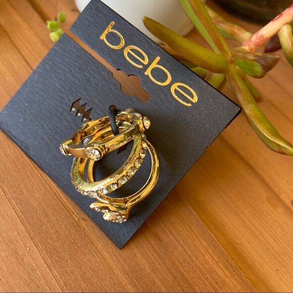 bebe Statement Ring $16 each or bundle 3 for $25 - Picture 1 of 6